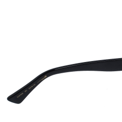 نظارة شمسية غوتشي عين قطة جي جي0164اس نصف متدرجة سوداء