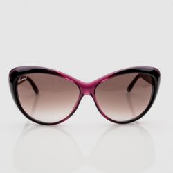 Pre Owned Gucci Cherry Cat Eye Sunglasses