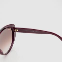 Pre Owned Gucci Cherry Cat Eye Sunglasses
