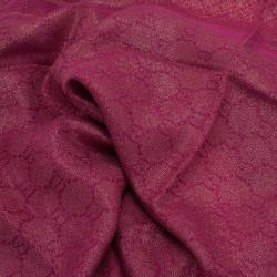 مملوكة مسبقًا وشاح غوتشي وردي ميتالك GG مربع 