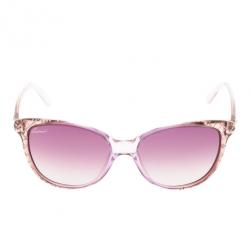 Pre Owned Gucci Purple GG 3363 Cat Eye Sunglasses