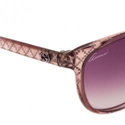 Pre Owned Gucci Purple GG 3363 Cat Eye Sunglasses