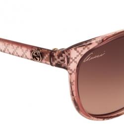 Pre Owned Gucci Pink GG 3363 Cat Eye Sunglasses