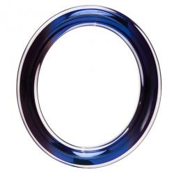 مملوكة مسبقًا سوارغوتشي معدن وزجاج بلكسي زرقاء رفيع 18.5سم