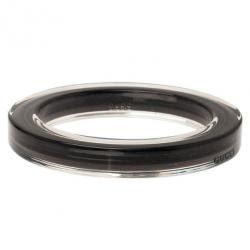 مملوكة مسبقًا سوارغوتشي معدن وزجاج بلكسي بني رفيع 18.5سم