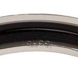 مملوكة مسبقًا سوارغوتشي معدن وزجاج بلكسي بني رفيع 18.5سم