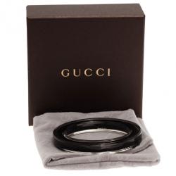 مملوكة مسبقًا سوارغوتشي معدن وزجاج بلكسي بني رفيع 18.5سم