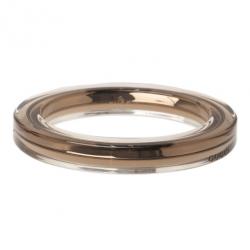 مملوكة مسبقًا سوار غوتشي معدن وبلكسي غلاس بني رفيع 18.5