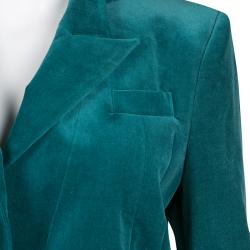 Gucci Emerald Green Tailored Velvet Blazer M