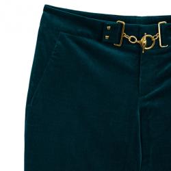 مملوكة مسبقًا Gucci Velvet Horsebit Pants S