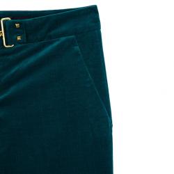 مملوكة مسبقًا Gucci Velvet Horsebit Pants S