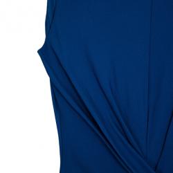 مملوكة مسبقًا Gucci Viscose Jersey Snaffle V-Neck Dress S