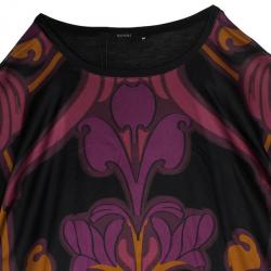 مملوكة مسبقًا Gucci Art Nouveau Flower Print Oversize Top