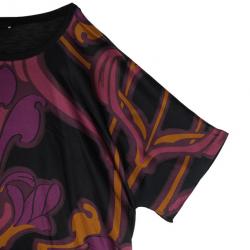 مملوكة مسبقًا Gucci Art Nouveau Flower Print Oversize Top