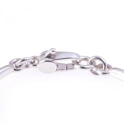 Gucci Horsebit 18 K White Gold Diamond Bracelet