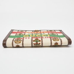 Pre Owned Gucci Multicolor Canvas and Leather "Music Is Mine" Zip Pouch
