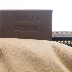 Pre Owned Gucci Beige/Brown GG Supreme Canvas Limited Edition Tiger Boston Bag