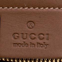 مملوكة مسبقًا Gucci Beige/Brown GG Supreme Canvas Limited Edition Floral Boston Bag