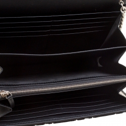 Gucci Black GG Velvet Mini Dionysus Wallet On Chain 