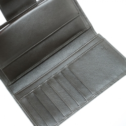 Gucci Grey Guccissima Leather Web Logo Continental Wallet
