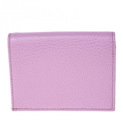 Pre Owned Gucci Light Pink GG Marmont Leather Limited Edition Bosco Bifold Wallet