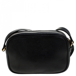 Pre Owned Gucci Black Leather Soho Disco Crossbody Bag