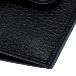Gucci Black Leather GG Marmont Card Wallet