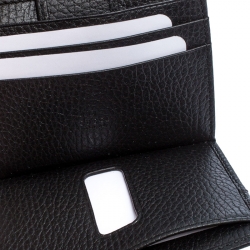 Gucci Black Leather GG Marmont Card Wallet