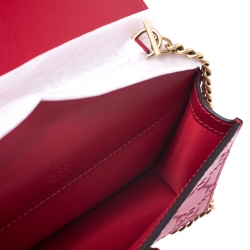 Gucci Red Guccissima Leather Mini Cherry Chain Shoulder Bag