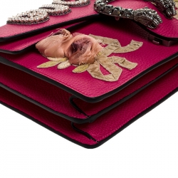 مملوكة مسبقًا حقيبة كتف غوتشي  ديونيسوس لؤلؤ غوتشيفي جلد وردية