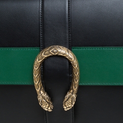 مملوكة مسبقًا Gucci Tri Color Leather Large Dionysus Bamboo Top Handle Bag