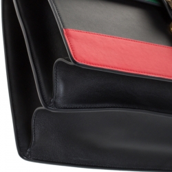 مملوكة مسبقًا Gucci Tri Color Leather Large Dionysus Bamboo Top Handle Bag