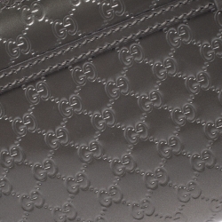 Gucci Grey Microguccissima Nice Candy Shine Zip Around Wallet