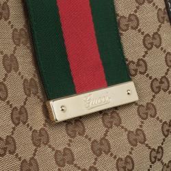 مملوكة مسبقًا Gucci GG Monogram New Ladies Web Medium Tote