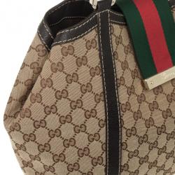 مملوكة مسبقًا Gucci GG Monogram New Ladies Web Medium Tote