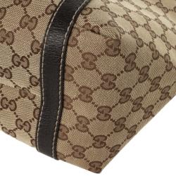 مملوكة مسبقًا Gucci GG Monogram New Ladies Web Medium Tote