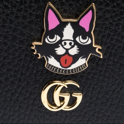 Pre Owned Gucci Black GG Marmont Leather Limited Edition Bosco Bifold Wallet