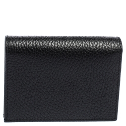 Pre Owned Gucci Black GG Marmont Leather Limited Edition Bosco Bifold Wallet