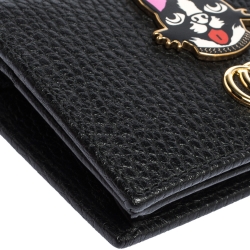 Pre Owned Gucci Black GG Marmont Leather Limited Edition Bosco Bifold Wallet