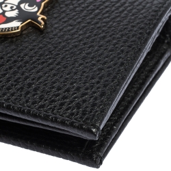 Pre Owned Gucci Black GG Marmont Leather Limited Edition Bosco Bifold Wallet