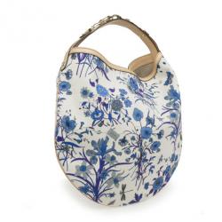 مملوكة مسبقًا Gucci Blue Flora Wave Hobo