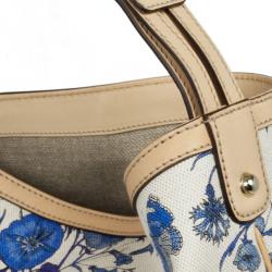 مملوكة مسبقًا Gucci Blue Flora Wave Hobo