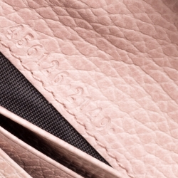 Pre Owned محفظة غوتشي مارمونت جي جي جلد وردي مضغوطة