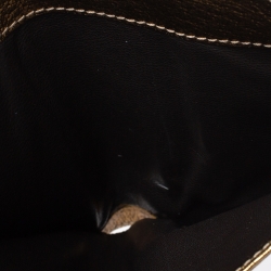 مملوكة مسبقًا Gucci Beige/Gold GG Canvas and Leather Princy Compact Wallet