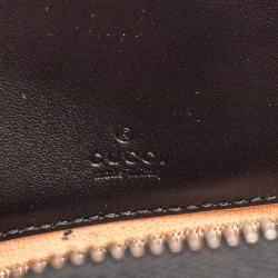 مملوكة مسبقًا Gucci Black Matelasse Leather GG Marmont Triple Zip Chain Bag