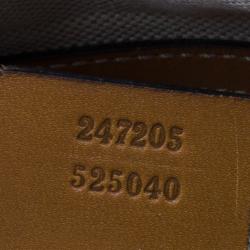 Pre Owned Gucci Original GG Brown Canvas Medium Vintage Web Boston Bag