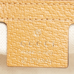 Pre Owned Gucci x Disney Brown GG Supreme Canvas and Leather Mickey Mouse Belt Bag