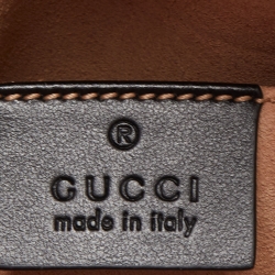 Gucci Black Matelassé Leather GG Marmont Backpack