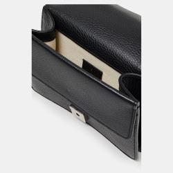 Pre Owned Gucci Pebbled Leather Crossbody Bag