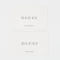 Gucci White Leather Small Ophidia Web Shoulder Bag